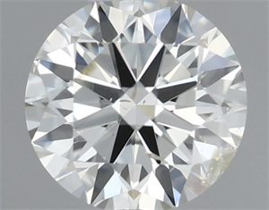 Picture of Natural Diamond 0.40 Carats, Round with Excellent Cut, I Color, SI2 Clarity and Certified by IGI