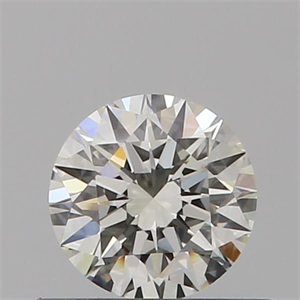 Picture of Natural Diamond 0.40 Carats, Round with Excellent Cut, K Color, VVS1 Clarity and Certified by GIA