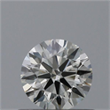 Natural Diamond 0.50 Carats, Round with Excellent Cut, L Color, SI1 Clarity and Certified by GIA