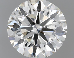 Foto Diamante Natural 0.40 quilates, Redondo , Color I, claridad SI2 y certificado GIA de