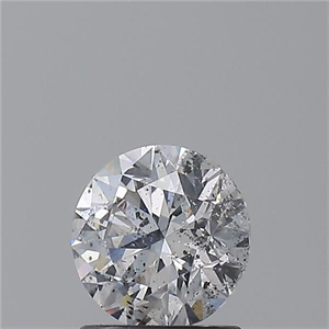 Picture of Natural Diamond 1.01 Carats, Round with Very Good Cut, E Color, I1 Clarity and Certified by GIA