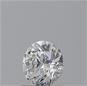 Diamante Natural 0.60 quilates, Redondo , Color H, claridad SI2 y certificado GIA