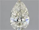 Natural Diamond 1.59 Carats, Pear with  Cut, K Color, SI2 Clarity and Certified by IGI