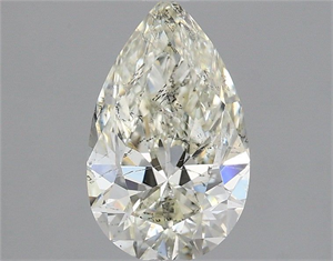 Picture of Natural Diamond 1.59 Carats, Pear with  Cut, K Color, SI2 Clarity and Certified by IGI