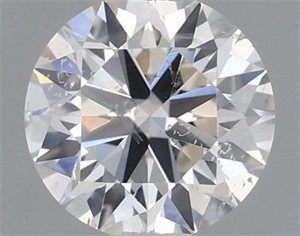 Picture of Natural Diamond 0.50 Carats, Round with Excellent Cut, I Color, SI2 Clarity and Certified by IGI
