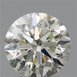 Picture of Natural Diamond 1.00 Carats, Round with Very Good Cut, M Color, SI1 Clarity and Certified by GIA