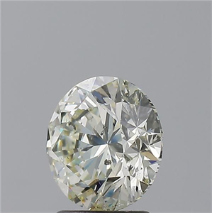 Foto Diamante Natural 2.00 quilates, Redondo , Color K, claridad SI2 y certificado IGI de