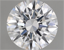 Diamante Natural 0.46 quilates, Redondo , Color E, claridad VVS2 y certificado GIA