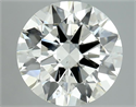 Natural Diamond 3.01 Carats, Round with Excellent Cut, J Color, SI1 Clarity and Certified by GIA
