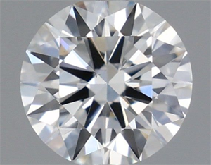 Picture of Natural Diamond 0.40 Carats, Round with Excellent Cut, H Color, VS1 Clarity and Certified by GIA