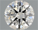 Natural Diamond 0.46 Carats, Round with Excellent Cut, I Color, VVS1 Clarity and Certified by GIA