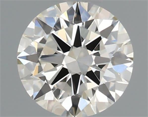 Picture of Natural Diamond 0.46 Carats, Round with Excellent Cut, I Color, VVS1 Clarity and Certified by GIA