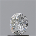 Natural Diamond 0.70 Carats, Round with Excellent Cut, H Color, SI2 Clarity and Certified by GIA