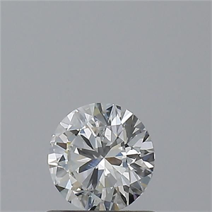 Foto Diamante Natural 0.54 quilates, Redondo , Color H, claridad SI1 y certificado GIA de