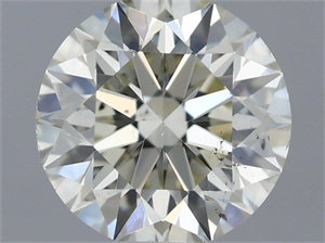 Picture of Natural Diamond 0.80 Carats, Round with Excellent Cut, J Color, SI1 Clarity and Certified by IGI