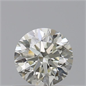 Natural Diamond 0.50 Carats, Round with Very Good Cut, L Color, VVS1 Clarity and Certified by GIA