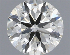 Picture of Natural Diamond 0.40 Carats, Round with Excellent Cut, I Color, VVS2 Clarity and Certified by IGI