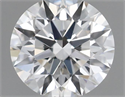 Natural Diamond 0.44 Carats, Round with Excellent Cut, H Color, VS2 Clarity and Certified by GIA