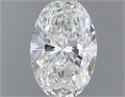 Diamante Natural 0.42 quilates, Ovalado , Color H, claridad VS2 y certificado GIA