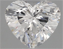 Natural Diamond 0.52 Carats, Heart with  Cut, F Color, I1 Clarity and Certified by GIA