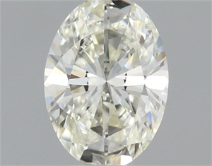 Picture of Natural Diamond 0.64 Carats, Oval with  Cut, K Color, SI2 Clarity and Certified by GIA