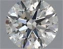 Natural Diamond 0.40 Carats, Round with Excellent Cut, K Color, SI1 Clarity and Certified by GIA