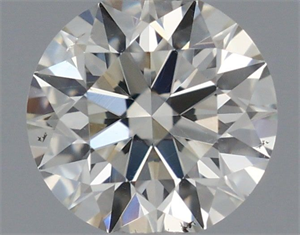 Picture of Natural Diamond 0.40 Carats, Round with Excellent Cut, K Color, SI1 Clarity and Certified by GIA