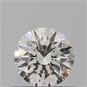Diamante Natural 0.40 quilates, Redondo , Color I, claridad VVS1 y certificado GIA