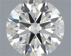 Picture of Natural Diamond 0.81 Carats, Round with Excellent Cut, J Color, VS2 Clarity and Certified by IGI
