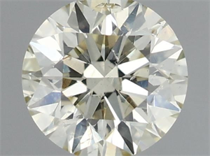 Picture of Natural Diamond 0.42 Carats, Round with Excellent Cut, L Color, SI2 Clarity and Certified by IGI