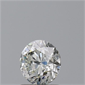 Natural Diamond 0.90 Carats, Round with Very Good Cut, J Color, SI2 Clarity and Certified by GIA