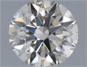 Natural Diamond 0.40 Carats, Round with Excellent Cut, L Color, VS1 Clarity and Certified by GIA