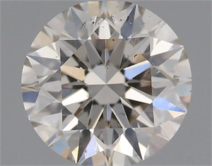 Picture of Natural Diamond 0.54 Carats, Round with Excellent Cut, M Color, SI1 Clarity and Certified by GIA