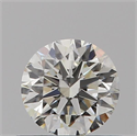 Diamante Natural 0.47 quilates, Redondo , Color J, claridad VVS2 y certificado GIA