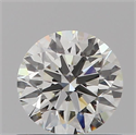 Diamante Natural 0.58 quilates, Redondo , Color I, claridad VVS1 y certificado GIA