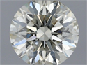 Natural Diamond 0.42 Carats, Round with Excellent Cut, K Color, SI2 Clarity and Certified by IGI