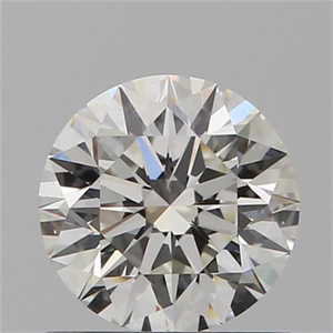 Picture of Natural Diamond 0.70 Carats, Round with Excellent Cut, I Color, VS2 Clarity and Certified by GIA