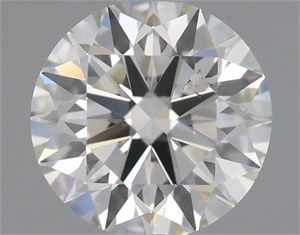 Picture of Natural Diamond 0.58 Carats, Round with Excellent Cut, K Color, SI1 Clarity and Certified by GIA