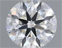 Natural Diamond 0.54 Carats, Round with Excellent Cut, I Color, SI1 Clarity and Certified by GIA