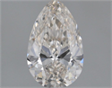 Natural Diamond 1.12 Carats, Pear with  Cut, H Color, VS1 Clarity and Certified by IGI
