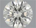Natural Diamond 0.80 Carats, Round with Excellent Cut, L Color, SI1 Clarity and Certified by IGI