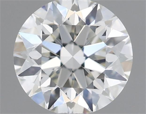 Picture of Natural Diamond 0.40 Carats, Round with Very Good Cut, J Color, VVS1 Clarity and Certified by GIA