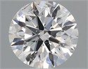 Diamante Natural 0.41 quilates, Redondo , Color F, claridad SI2 y certificado GIA