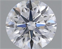 Natural Diamond 0.40 Carats, Round with Very Good Cut, D Color, SI2 Clarity and Certified by GIA