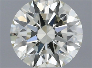 Picture of Natural Diamond 0.50 Carats, Round with Excellent Cut, J Color, VS1 Clarity and Certified by IGI