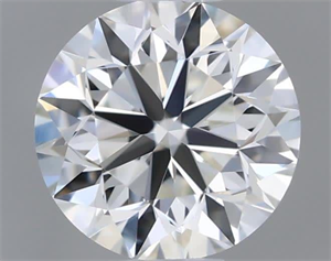 Picture of Natural Diamond 0.40 Carats, Round with Very Good Cut, J Color, VVS2 Clarity and Certified by GIA
