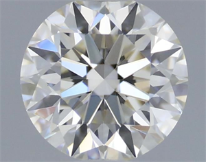 Picture of Natural Diamond 0.40 Carats, Round with Excellent Cut, K Color, VVS1 Clarity and Certified by GIA