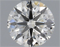 Natural Diamond 0.41 Carats, Round with Excellent Cut, J Color, SI1 Clarity and Certified by GIA