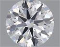 Natural Diamond 0.43 Carats, Round with Excellent Cut, E Color, VVS1 Clarity and Certified by GIA