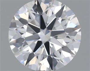 Picture of Natural Diamond 0.43 Carats, Round with Excellent Cut, E Color, VVS1 Clarity and Certified by GIA